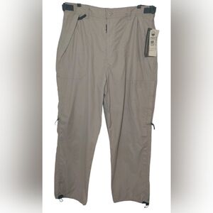 Adirondack ATC Vintage Beige Straight High Rise Leg Hiking‎ Pants 34x32 NWT